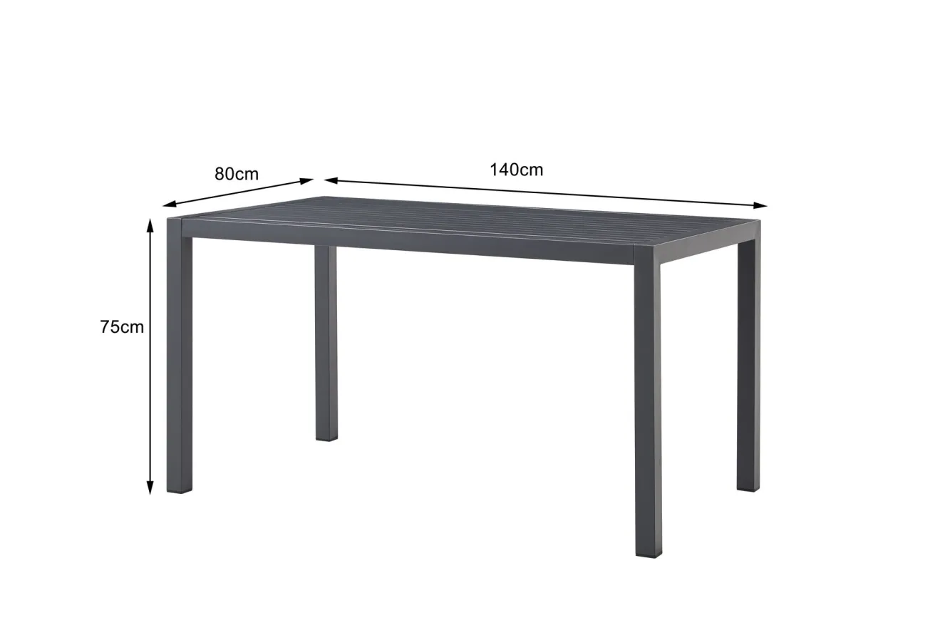 Online KARE Design Stół Malmö czarny 80x140cm - KARE