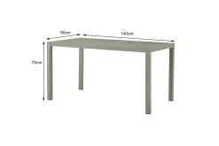 Hot KARE Design Stół Malmö zielony 80x140cm - KARE