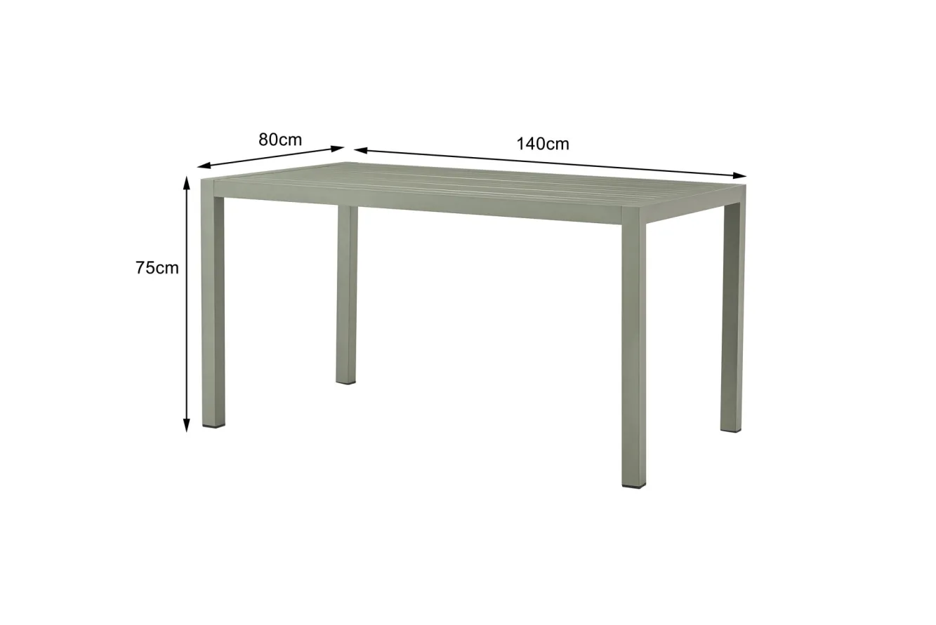 Hot KARE Design Stół Malmö zielony 80x140cm - KARE