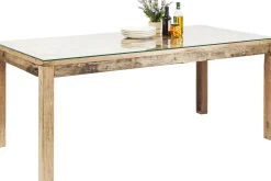 Best KARE Design Stół Memory 160x80 cm drewniano-szklany - KARE