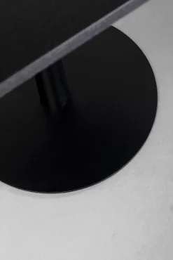 Fashion KARE Design Stół ogrodowy czarny blat kwadratowy granitowy 70x70 cm - KARE