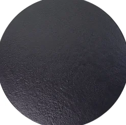 Hot KARE Design Stół ogrodowy czarny ze szklanym blatem Ø150 cm - KARE