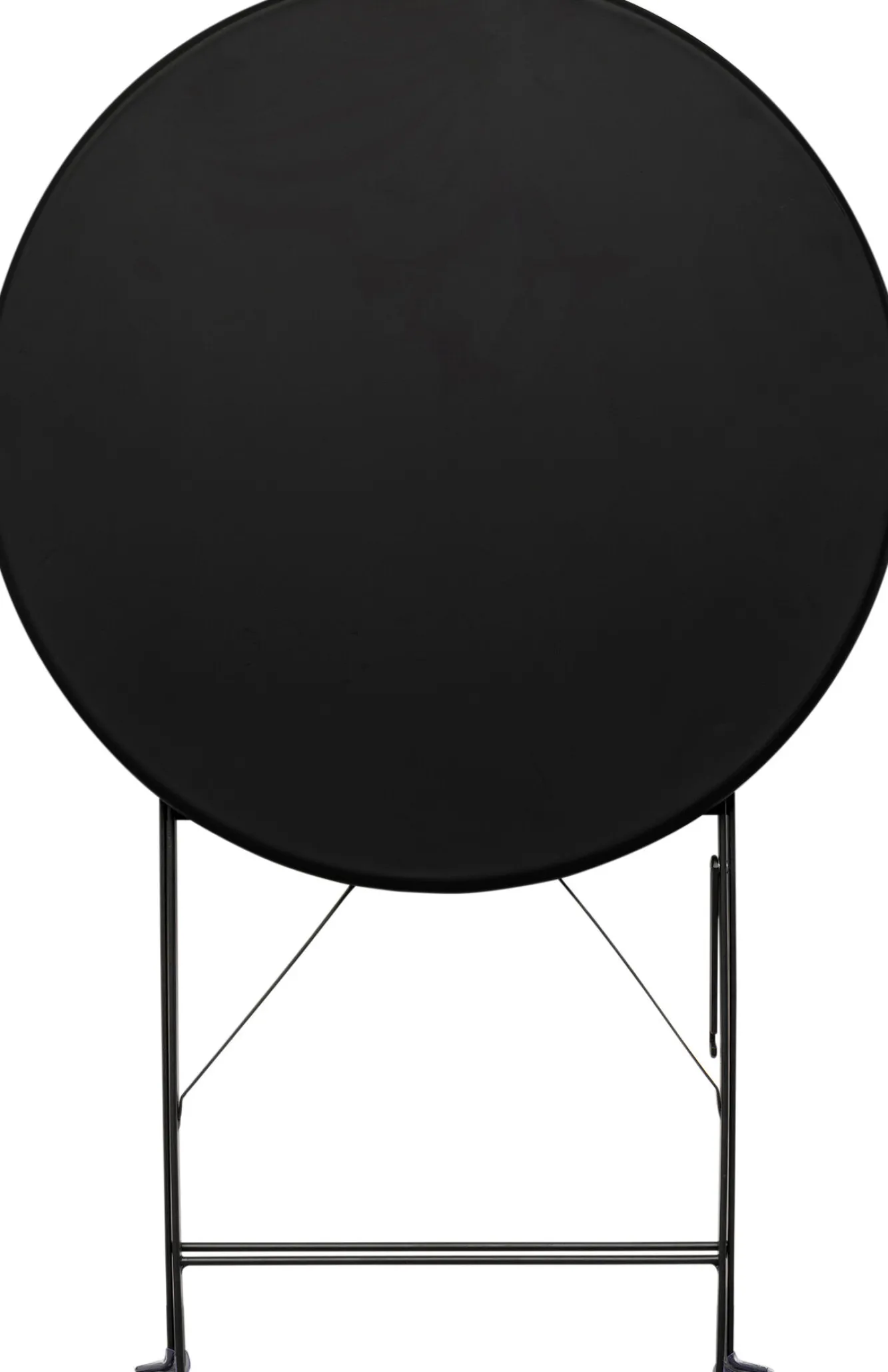 Outlet KARE Design Stół ogrodowy mały w kolorze czarnym aluminiowy Ø60 cm - KARE