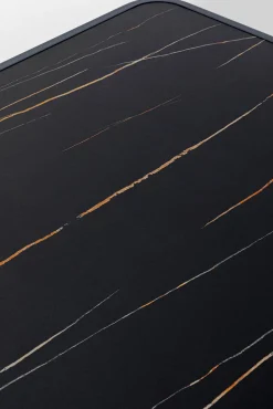 Fashion KARE Design Stół ogrodowy Santos 143x83 cm czarny - KARE