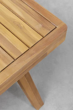 New KARE Design Stół ogrodowy z drewna akacjowego woskowany 160x80 cm - KARE