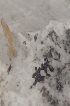 Discount KARE Design Stół okrągły blat ceramiczny biały Ø120 cm podstawa stalowa - KARE