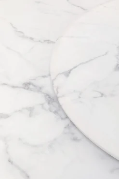 Online KARE Design Stół okrągły blat ceramiczny obrotowy podstawa złota Ø135 - KARE