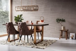 Fashion KARE Design Stół Osaka Duo 180x90 cm brązowy - KARE