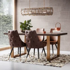 Fashion KARE Design Stół Osaka Duo 180x90 cm brązowy - KARE