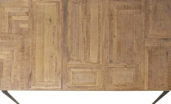 Clearance KARE Design Stół prostokątny blat z drewna mango ręczne wykonanie nogi stalowe 200x90 cm - KARE