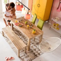 Hot KARE Design Stół Puro Plain z szufladami 160x80cm naturalny - KARE