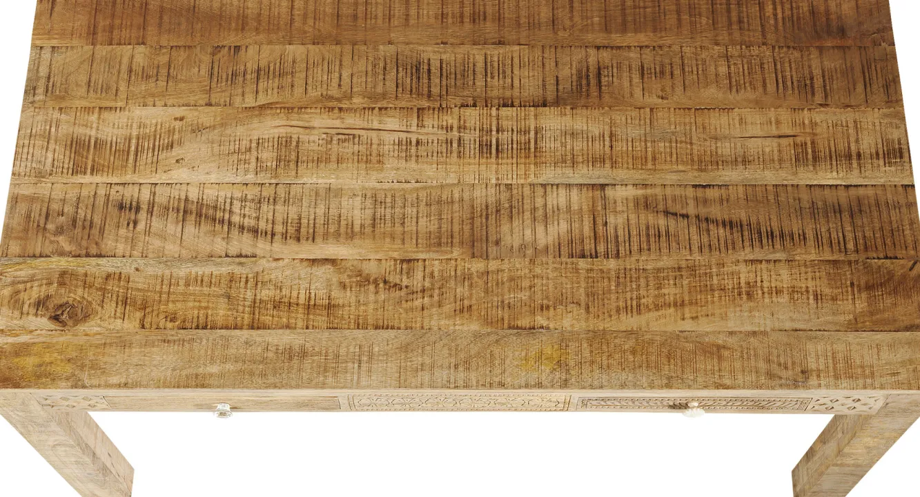 Hot KARE Design Stół Puro Plain z szufladami 160x80cm naturalny - KARE