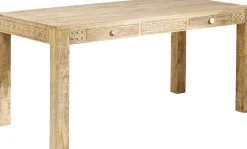 Hot KARE Design Stół Puro Plain z szufladami 160x80cm naturalny - KARE