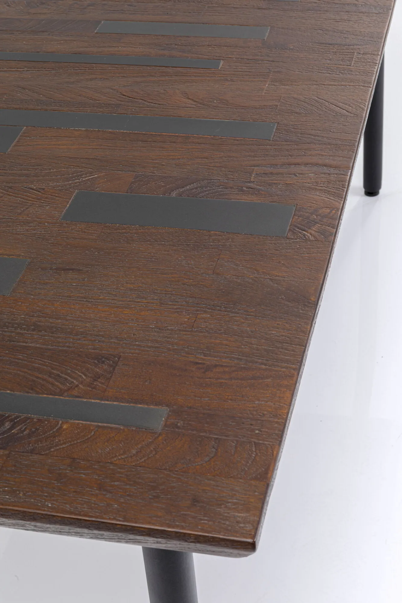 Online KARE Design Stół Raindrop 180x90 cm brązowo-grafitowy - KARE