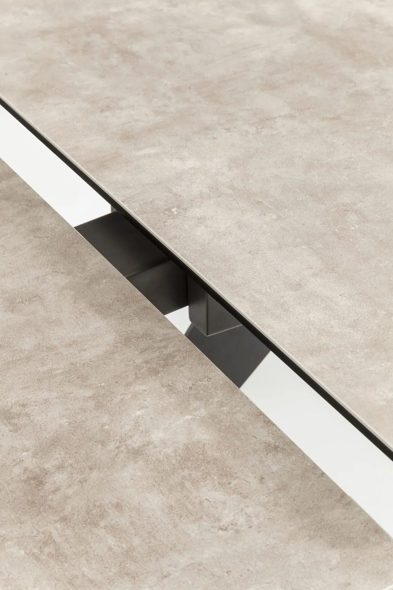 Sale KARE Design Stół rozkładany Amsterdam 160-240x90 cm szary - KARE