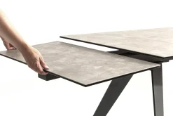 Sale KARE Design Stół rozkładany Amsterdam 160-240x90 cm szary - KARE