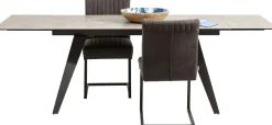 Sale KARE Design Stół rozkładany Amsterdam 160-240x90 cm szary - KARE