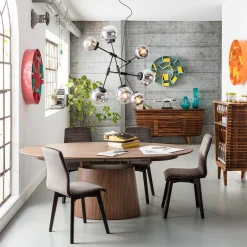 Discount KARE Design Stół rozkładany Benvenuto 200-250x110 cm orzech włoski - KARE