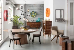 Discount KARE Design Stół rozkładany Benvenuto 200-250x110 cm orzech włoski - KARE