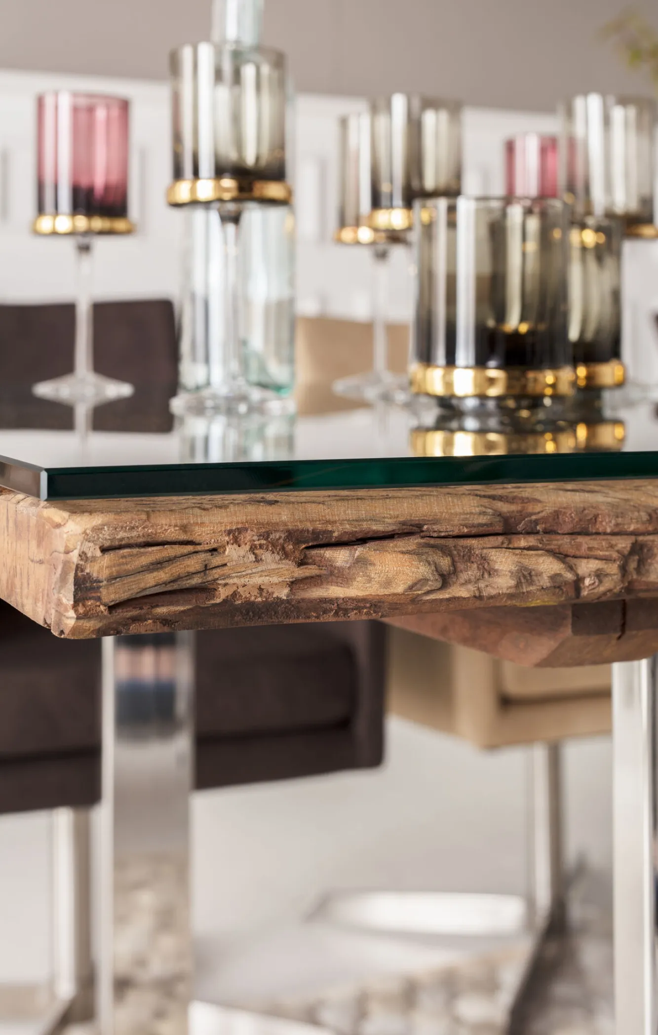 New KARE Design Stół Rustico 200x90 cm brązowy - KARE