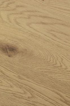 Discount KARE Design Stół skandynawski w okleinie dębowej noga biała Ø80 cm - KARE