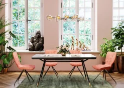 New KARE Design Stół South Beach 160x90 cm blat szklany - KARE