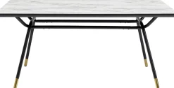 New KARE Design Stół South Beach 160x90 cm blat szklany - KARE