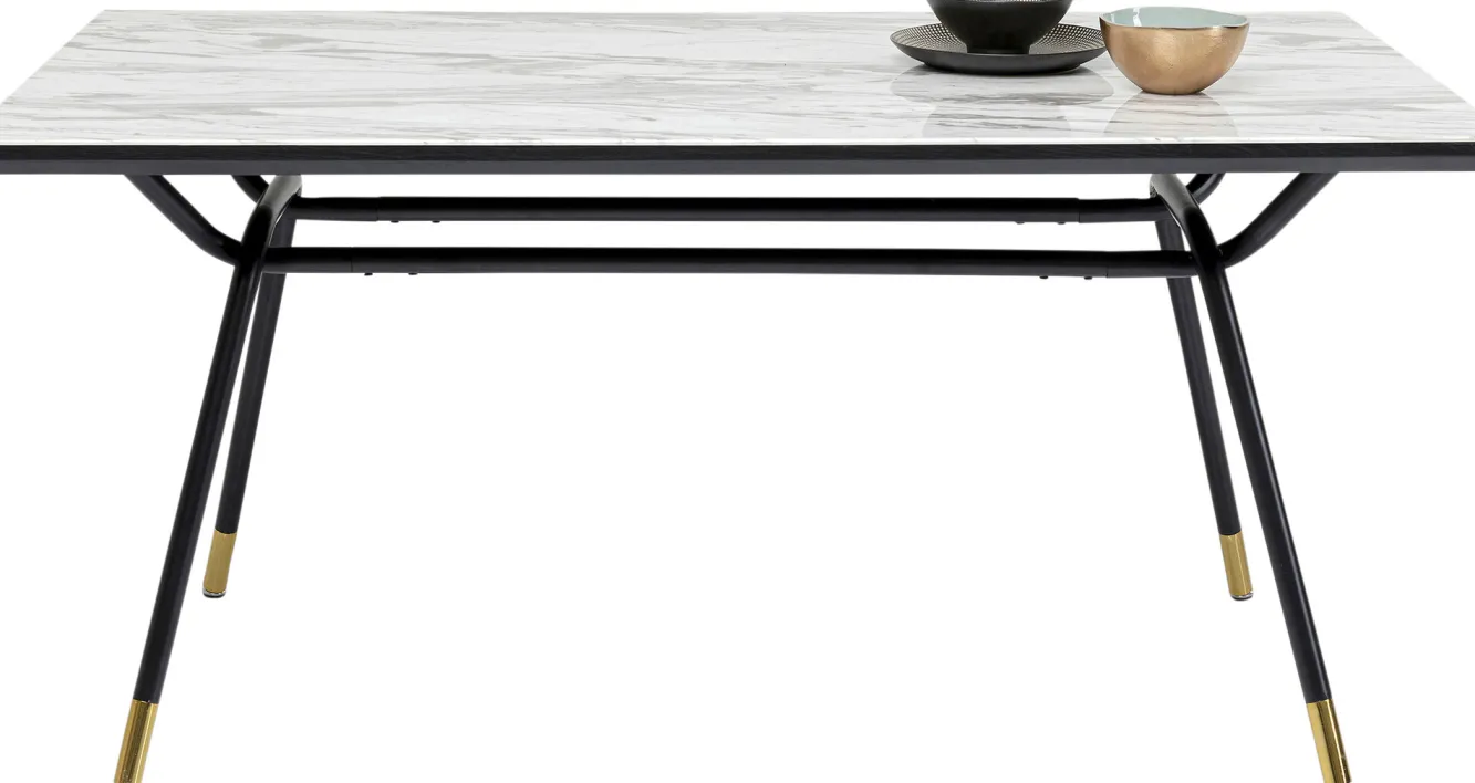 New KARE Design Stół South Beach 160x90 cm blat szklany - KARE