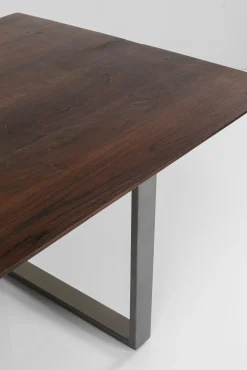 Fashion KARE Design Stół Symphony Walnut 180x90 cm akacja nogi stalowe - KARE