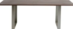 New KARE Design Stół Symphony Walnut 180x90 cm akacja nogi chromowe - KARE