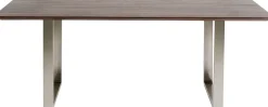 New KARE Design Stół Symphony Walnut 180x90 cm akacja nogi chromowe - KARE