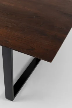 Fashion KARE Design Stół Symphony Walnut 200x100 cm akacja nogi czarne - KARE