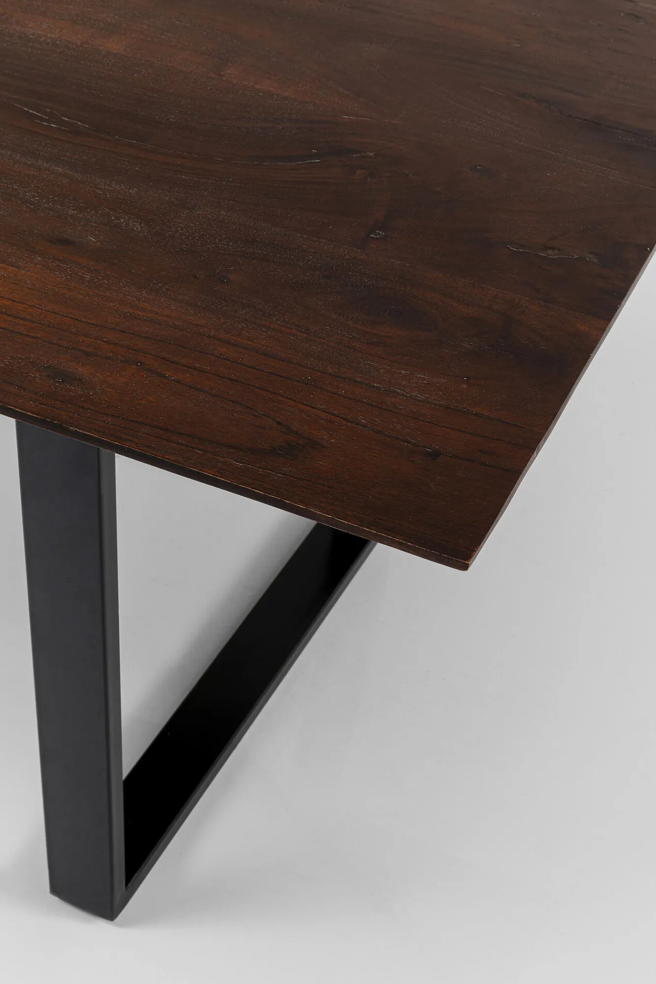 Fashion KARE Design Stół Symphony Walnut 200x100 cm akacja nogi czarne - KARE