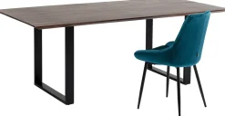 Fashion KARE Design Stół Symphony Walnut 200x100 cm akacja nogi czarne - KARE