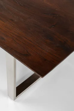 Sale KARE Design Stół Symphony Walnut 200x100 cm akacja nogi chromowe - KARE