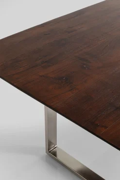 Sale KARE Design Stół Symphony Walnut 200x100 cm akacja nogi chromowe - KARE