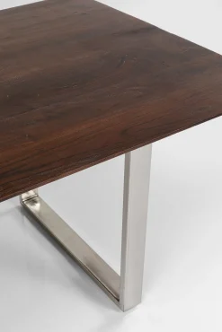 Sale KARE Design Stół Symphony Walnut 200x100 cm akacja nogi chromowe - KARE