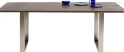 Sale KARE Design Stół Symphony Walnut 200x100 cm akacja nogi chromowe - KARE