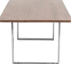 Sale KARE Design Stół Symphony Walnut 200x100 cm akacja nogi chromowe - KARE