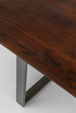 Outlet KARE Design Stół Symphony Walnut 200x100 cm akacja nogi stalowe - KARE