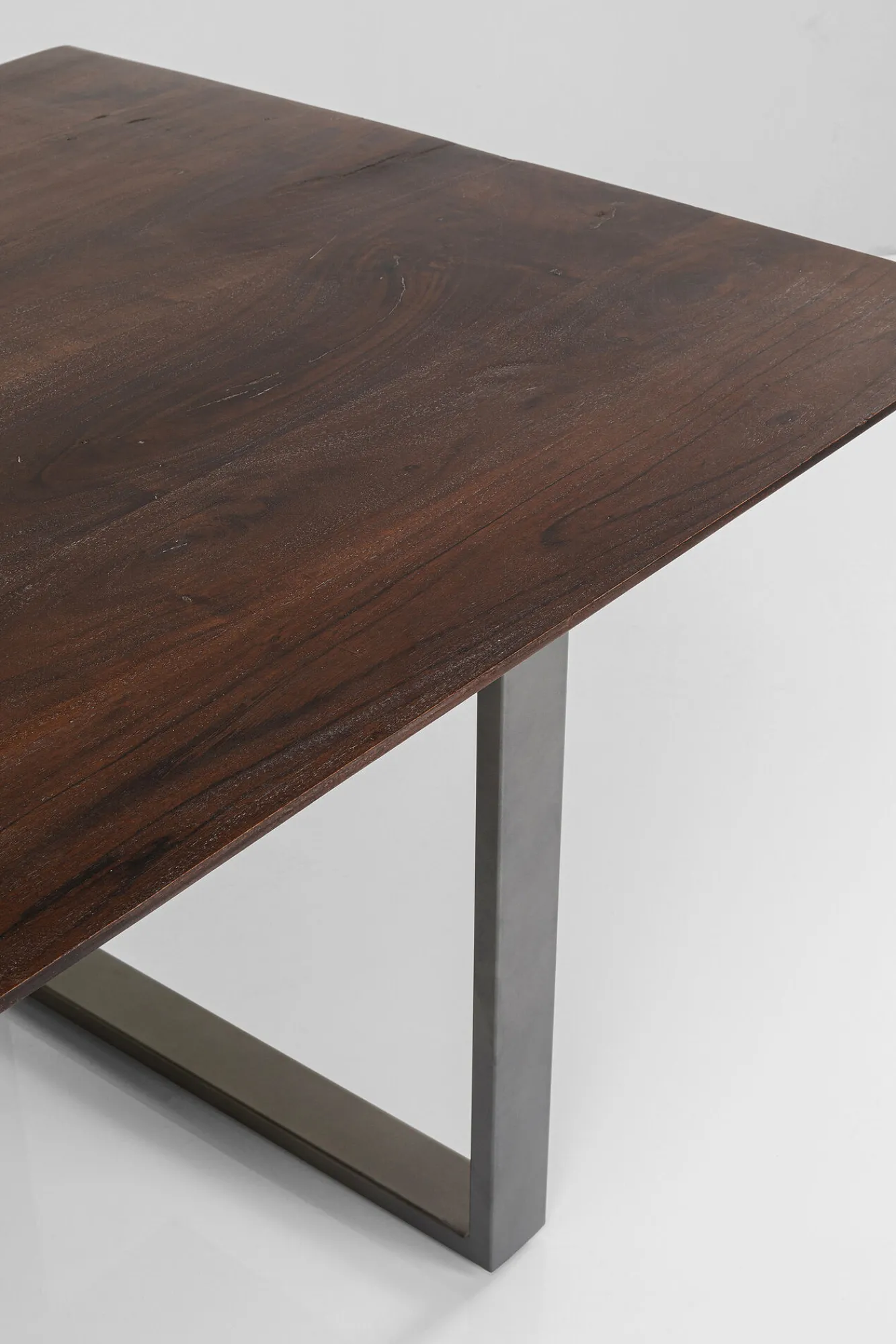 Outlet KARE Design Stół Symphony Walnut 200x100 cm akacja nogi stalowe - KARE