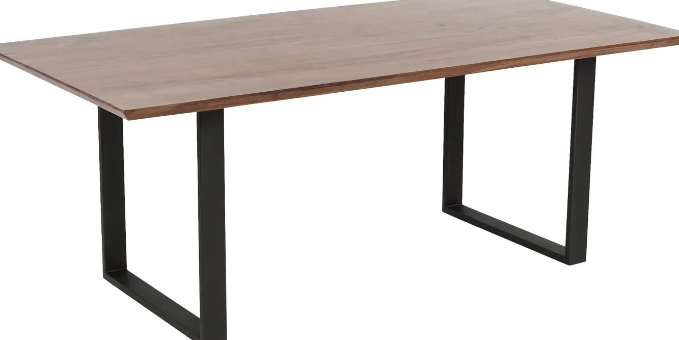 Outlet KARE Design Stół Symphony Walnut 200x100 cm akacja nogi stalowe - KARE
