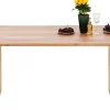 Online KARE Design Stół Symphony 200x100 cm akacja - nogi złote - KARE