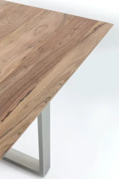 Clearance KARE Design Stół Symphony 160x80 cm akacja nogi srebrne - KARE