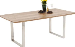 Clearance KARE Design Stół Symphony 160x80 cm akacja nogi chromowe - KARE