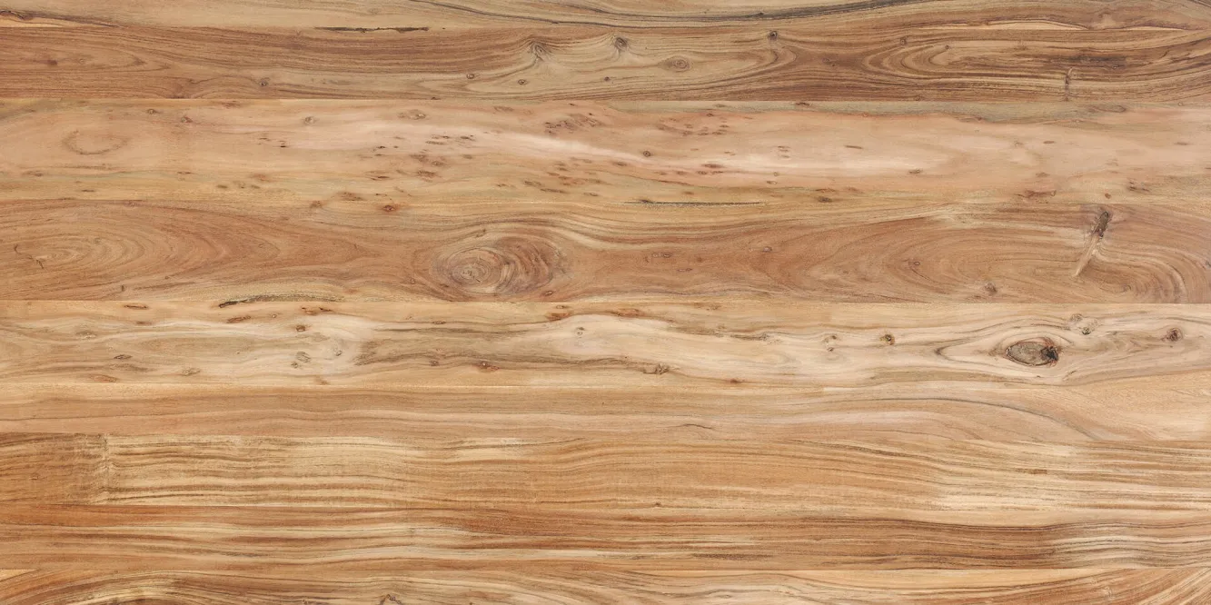 Best KARE Design Stół Symphony 180x90 cm akacja nogi chromowe - KARE