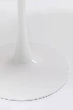 Hot KARE Design Stół Veneto Ø110 cm biały - blat marmur - KARE