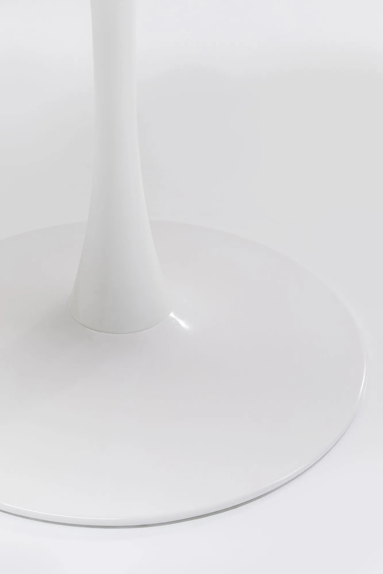 Hot KARE Design Stół Veneto Ø110 cm biały - blat marmur - KARE