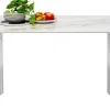 Clearance KARE Design Stół z kamionkowym blatem 180x90 cm nogi srebrne - KARE