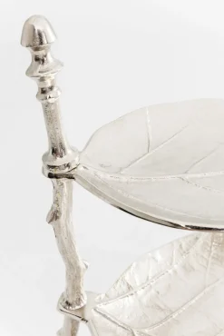 Online KARE Design Stojak na biżuterię Leaf 45x46 cm srebrny - KARE